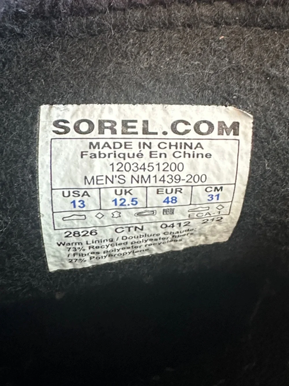 Sorel Brown and Black Waterproof Lace-Up Men’s Winter Boots
